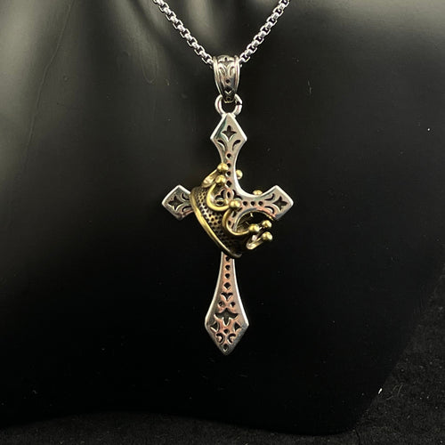 Cross with a crown