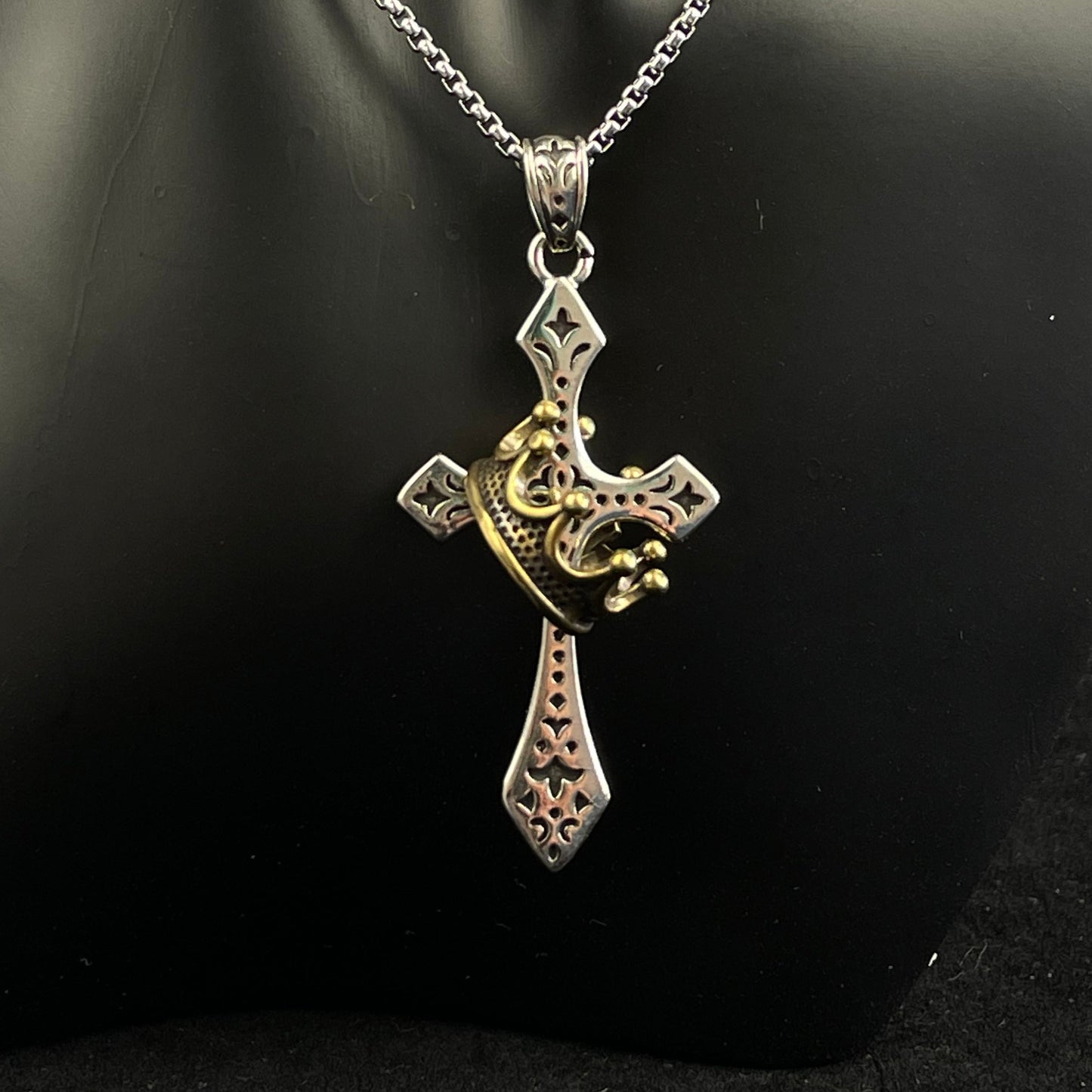 Cross with a crown
