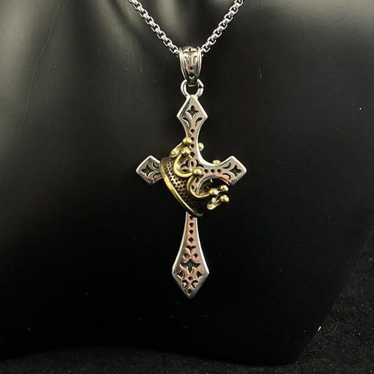 Cross with a crown