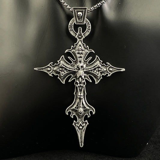 Skeleton Crucifix